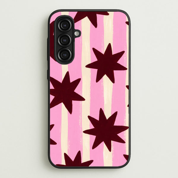 Painted Stripes And Stars Phone Case - Galaxy A16 / Standard