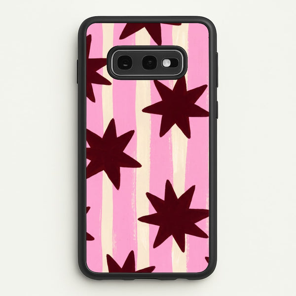 Painted Stripes And Stars Phone Case - Galaxy S10e / Standard