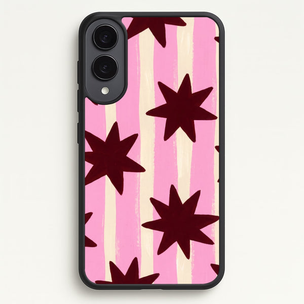 Painted Stripes And Stars Phone Case - Galaxy S25 Edge / Standard