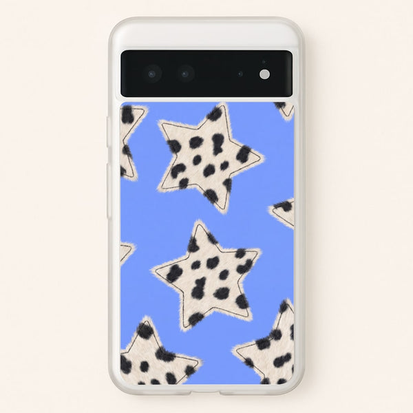 Fuzzy Cow Stars Phone Case - Google Pixel 6 / Standard