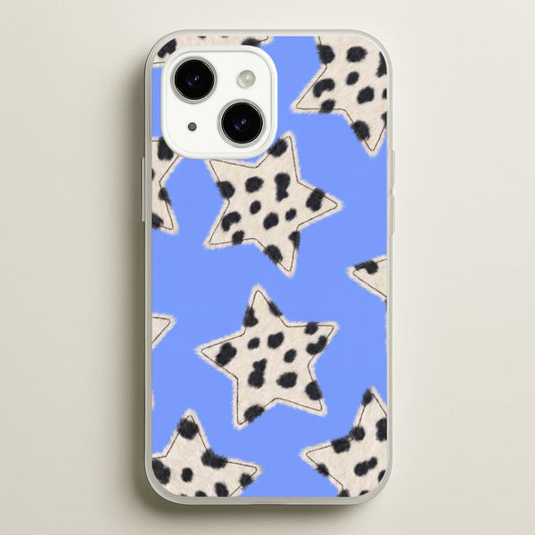 Fuzzy Cow Stars Phone Case - iPhone 14 / Standard