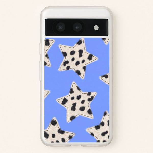 Fuzzy Cow Stars Phone Case - Google Pixel 8a / Standard