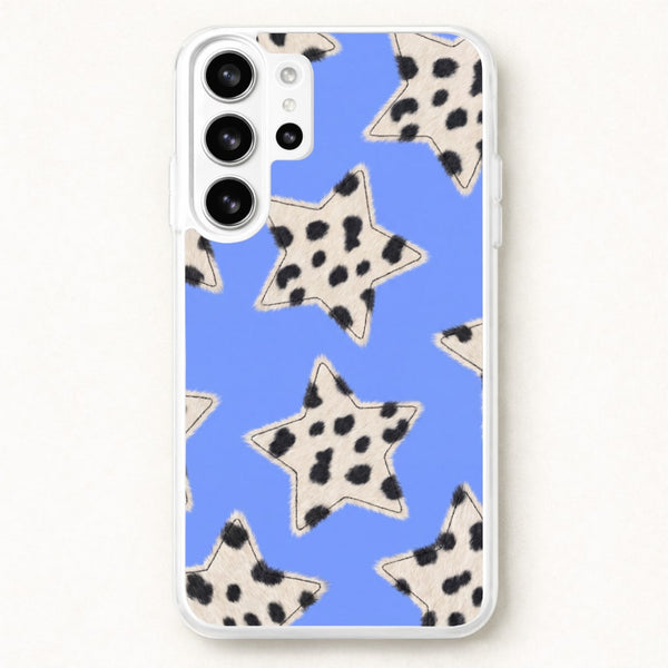 Fuzzy Cow Stars Phone Case - Galaxy S26 Ultra / Standard