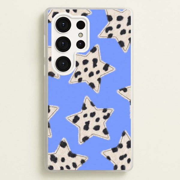 Fuzzy Cow Stars Phone Case - Galaxy S25 Ultra / Standard