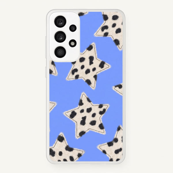 Fuzzy Cow Stars Phone Case - Galaxy A33 / Standard