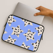 Fuzzy Cow Stars Laptop Sleeve 2