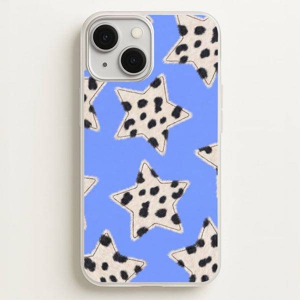 Fuzzy Cow Stars Phone Case - iPhone 13 / Standard