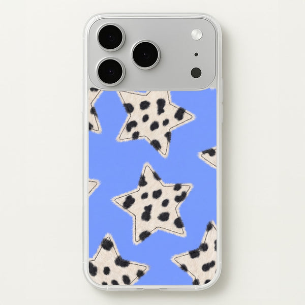 Fuzzy Cow Stars Phone Case - iPhone 17 Pro / Standard