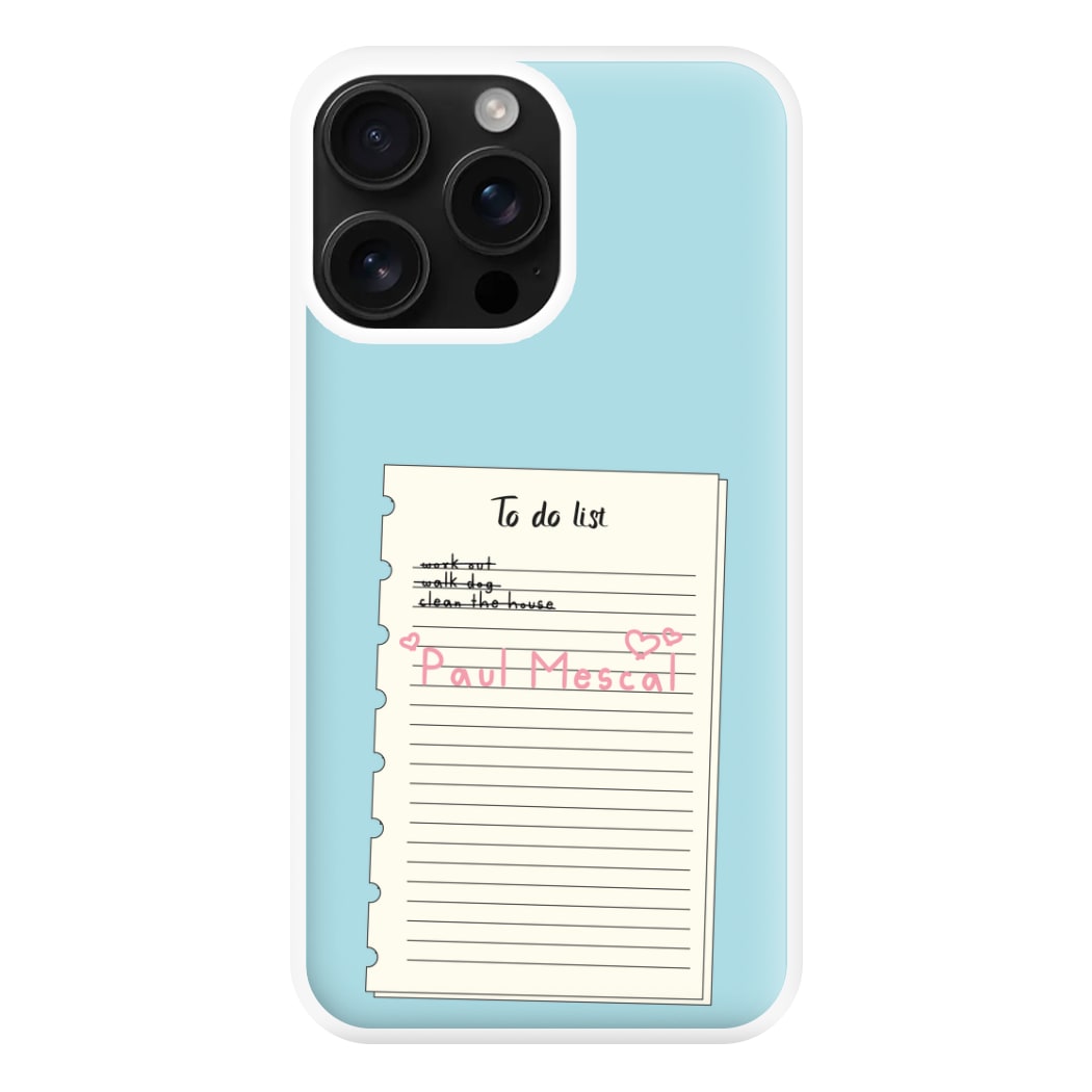 To Do List - Mescal Phone Case for iPhone 16 Pro Max