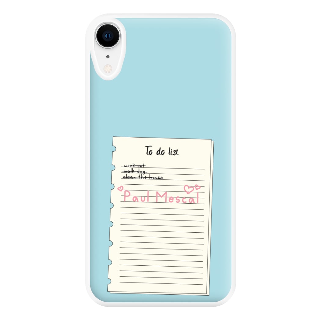 To Do List - Mescal Phone Case for iPhone XR