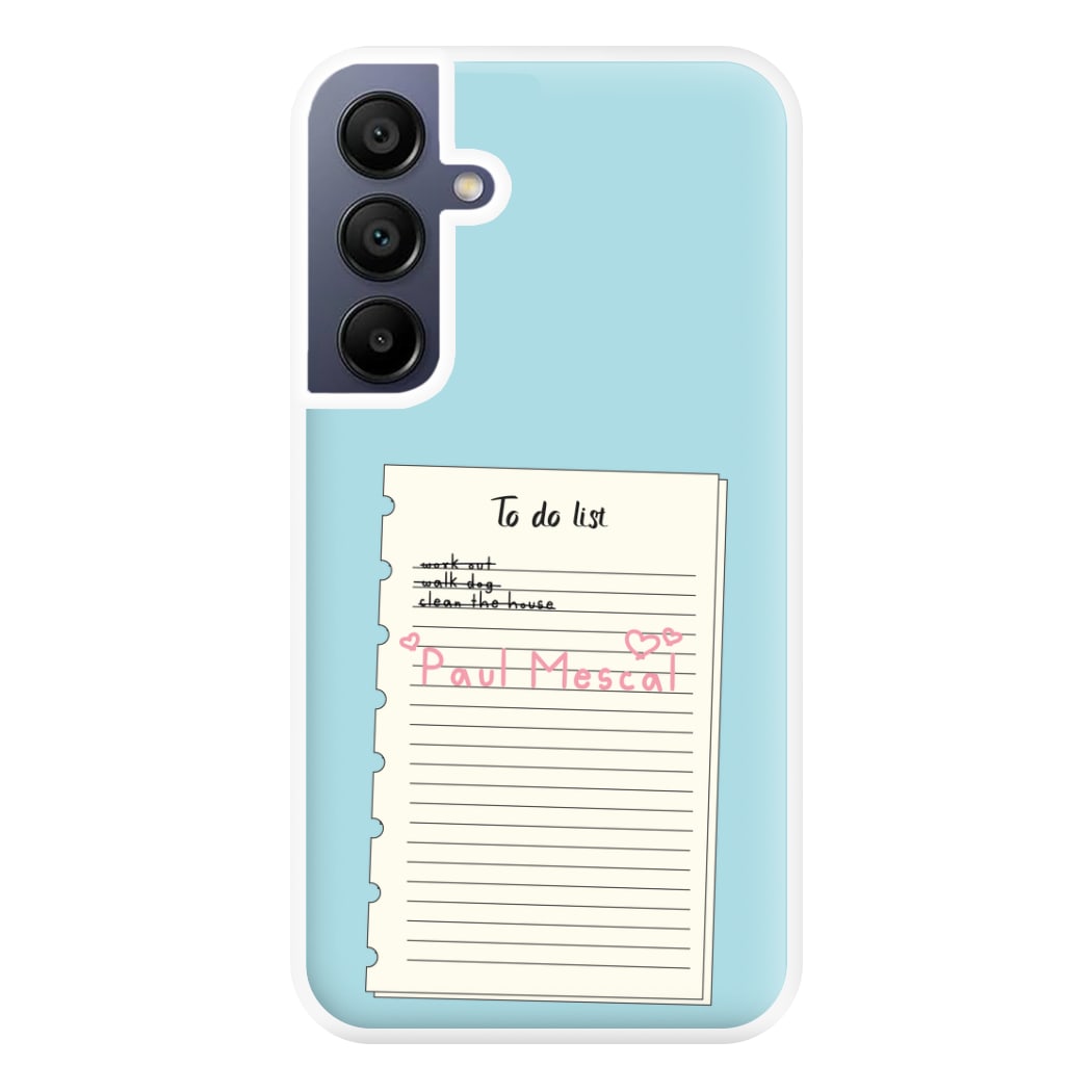 To Do List - Mescal Phone Case for Galaxy A16