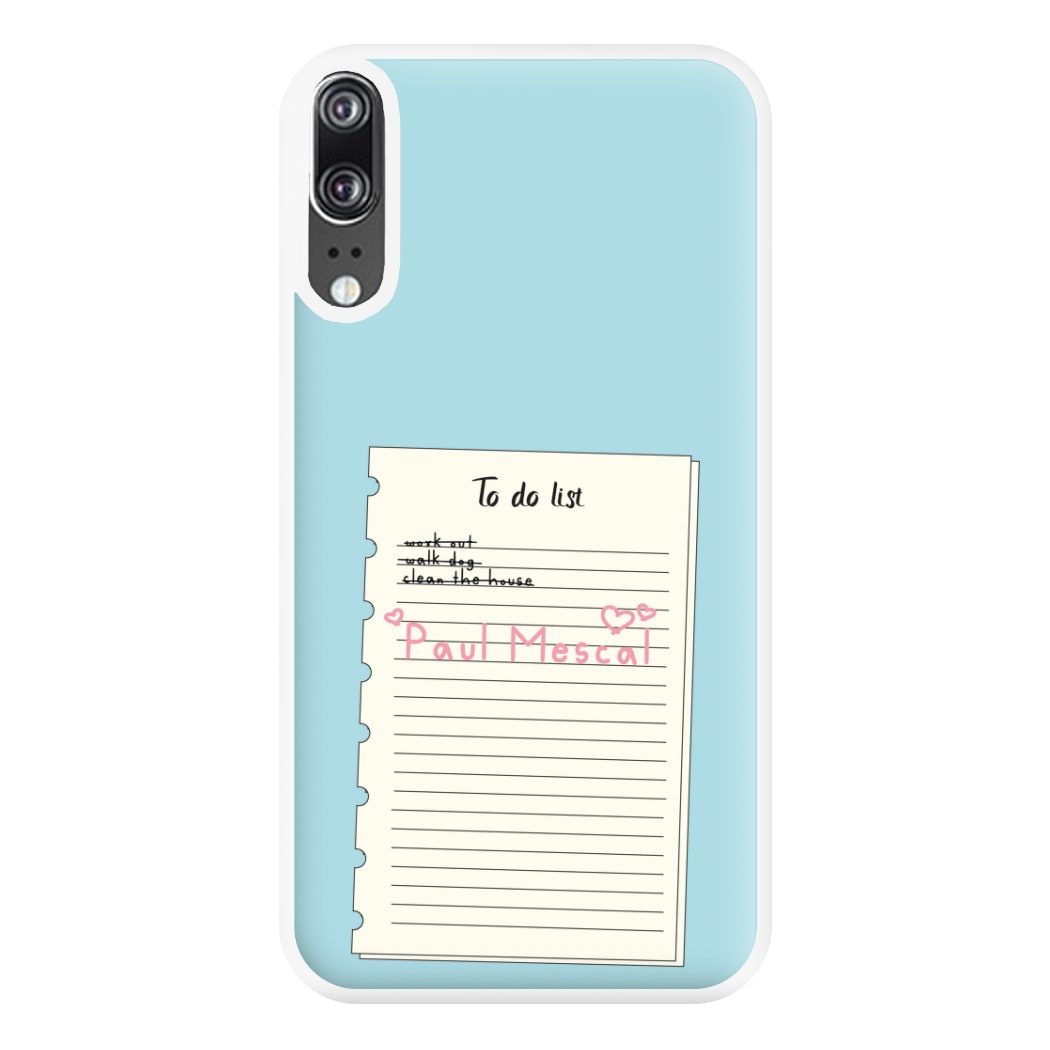 To Do List - Mescal Phone Case for Huawei P20