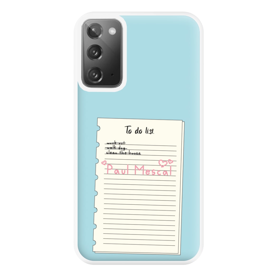 To Do List - Mescal Phone Case for Galaxy Note 20 Ultra