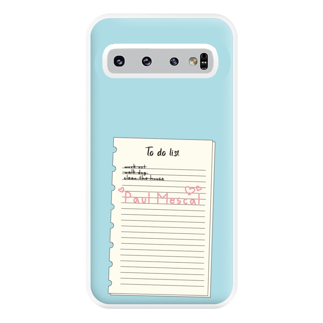 To Do List - Mescal Phone Case for Galaxy S10 Plus