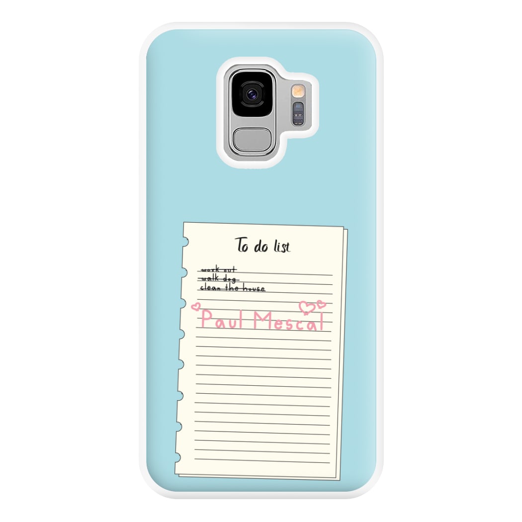 To Do List - Mescal Phone Case for Galaxy S9 Plus