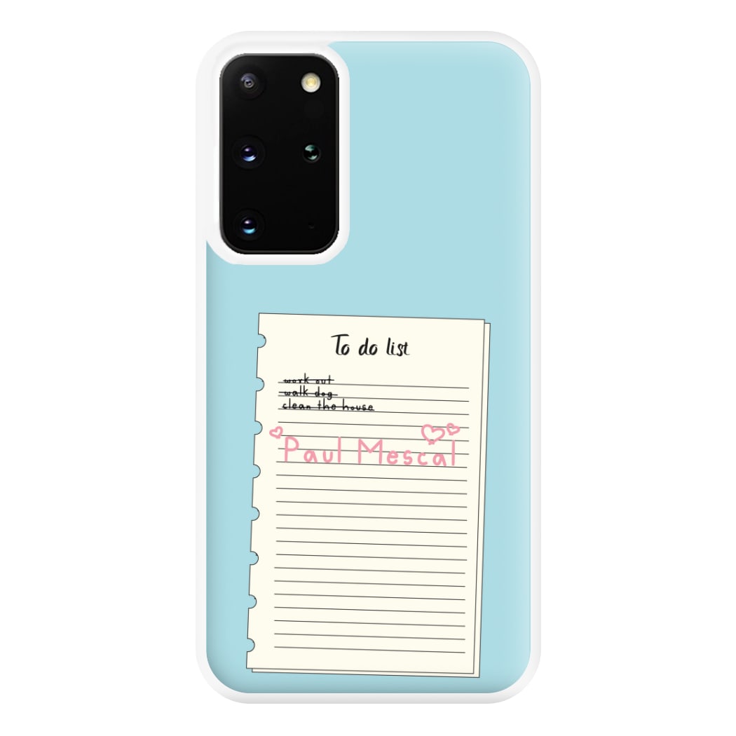 To Do List - Mescal Phone Case for Galaxy S20 Plus