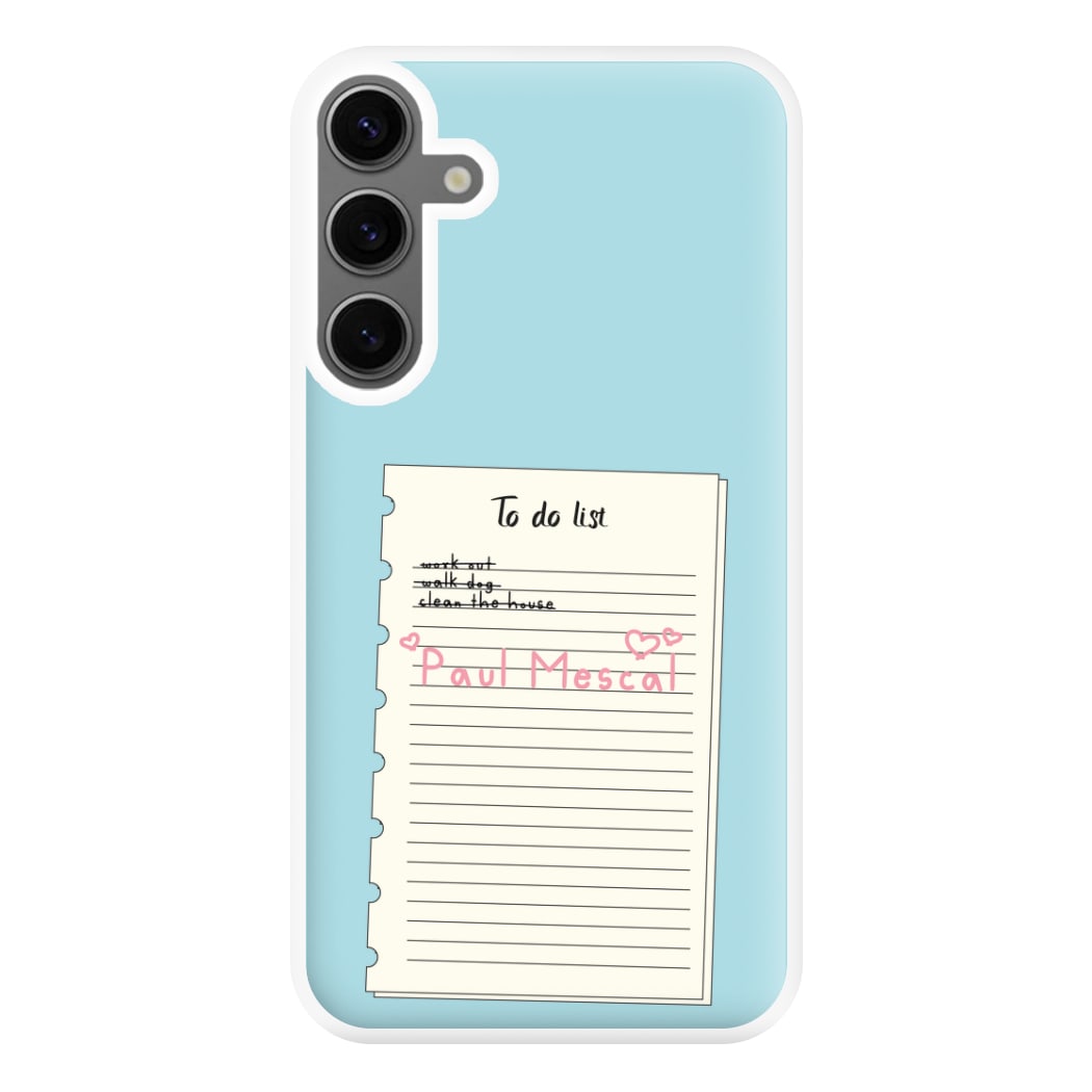 To Do List - Mescal Phone Case for Galaxy S24FE