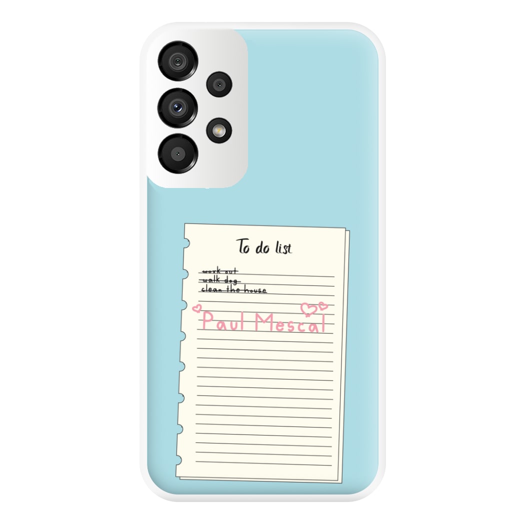 To Do List - Mescal Phone Case for Galaxy A33