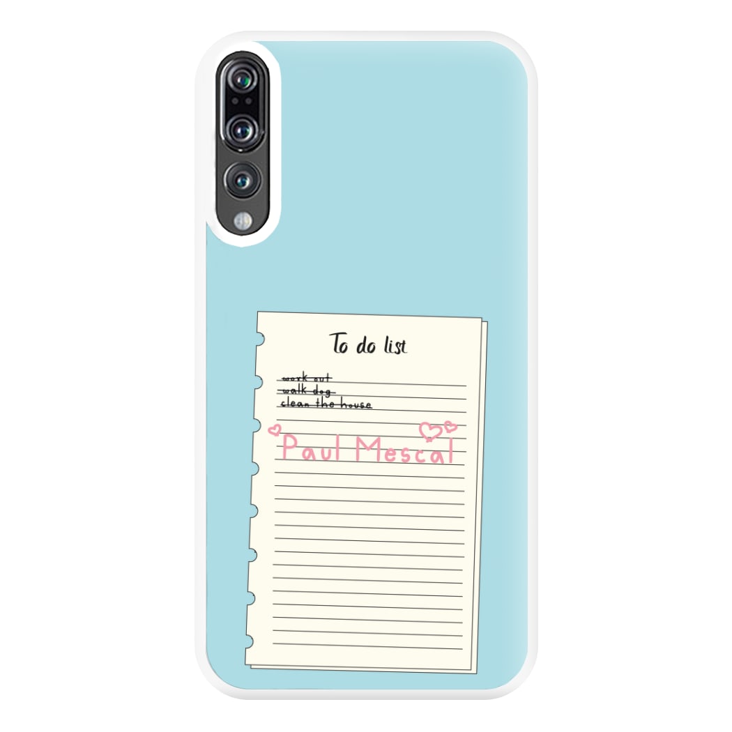 To Do List - Mescal Phone Case for Huawei P20 Pro