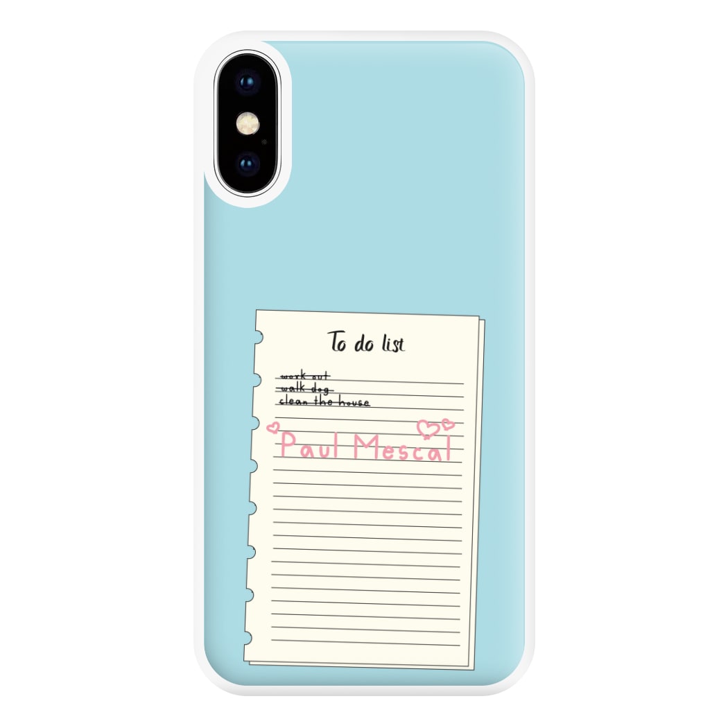 To Do List - Mescal Phone Case for iPhone XS Max