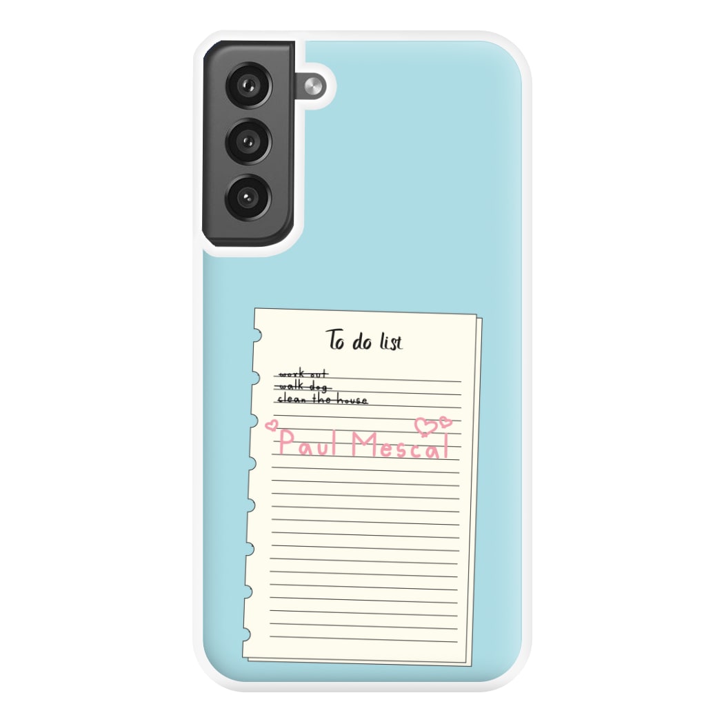 To Do List - Mescal Phone Case for Galaxy S21FE