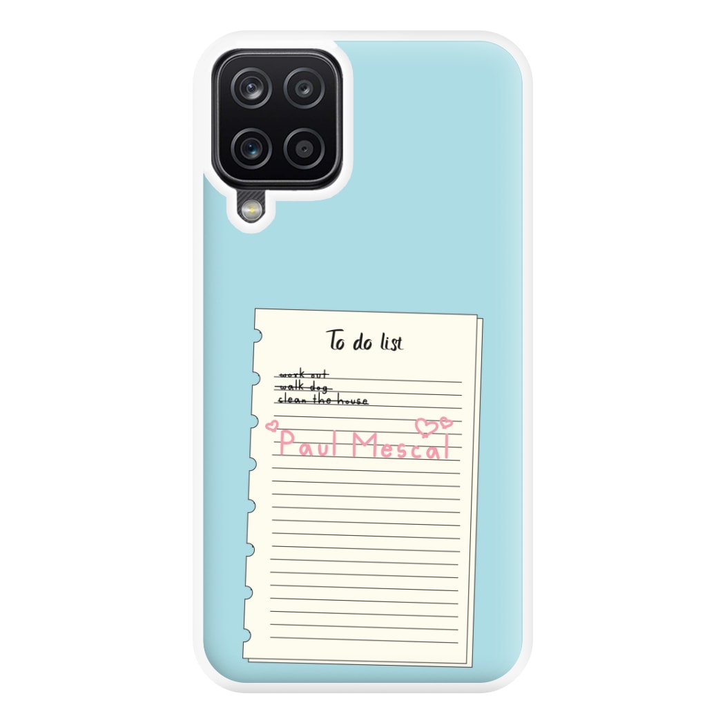 To Do List - Mescal Phone Case for Galaxy A12