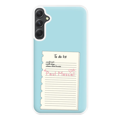 To Do List - Mescal Phone Case for Galaxy A34