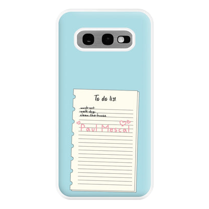 To Do List - Mescal Phone Case for Galaxy S10e