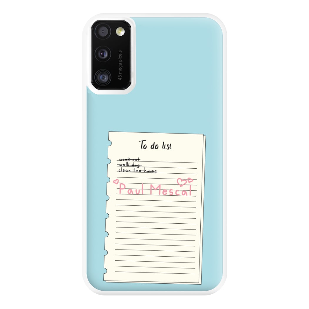 To Do List - Mescal Phone Case for Galaxy A41