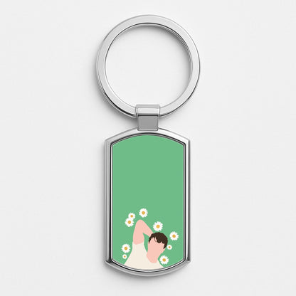 Daisy - Mescal Silver Keyring