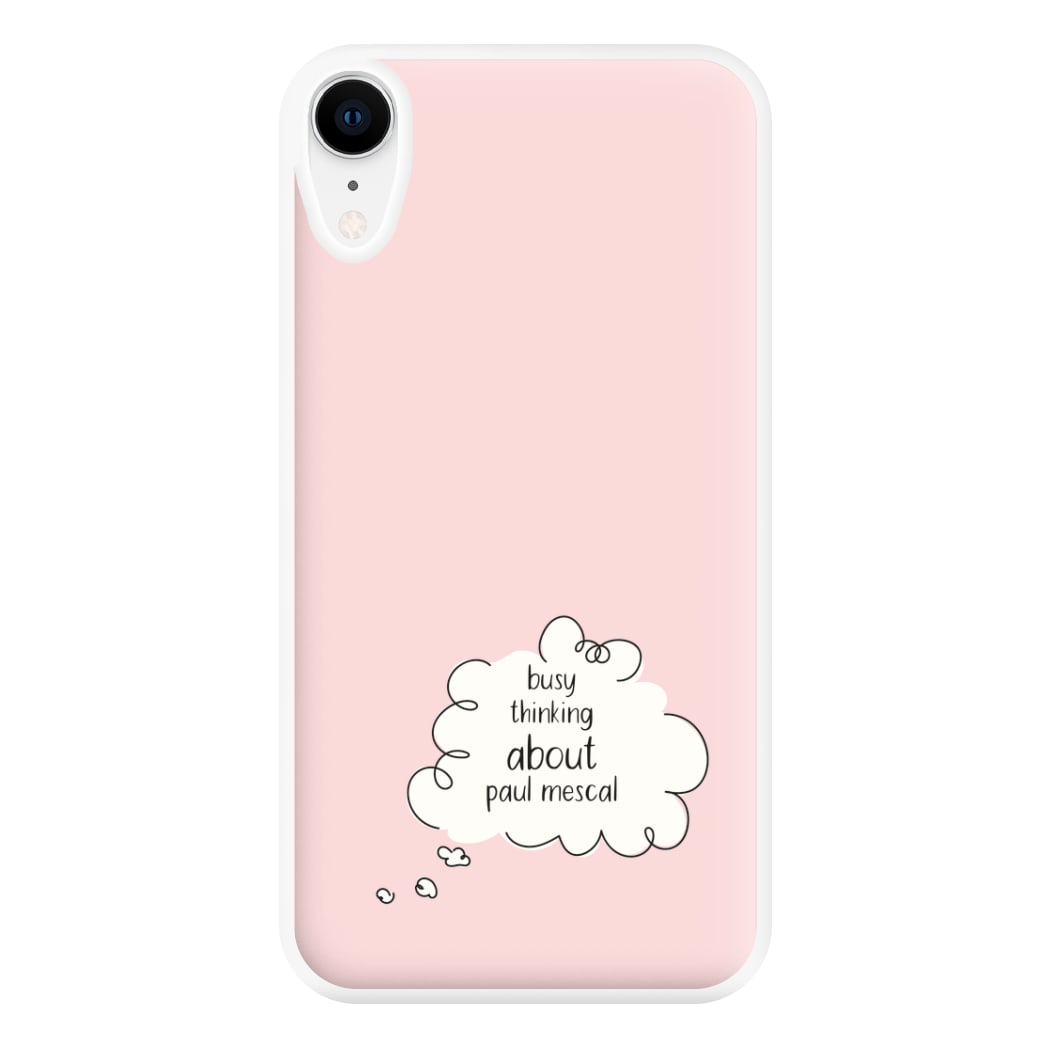 Busy Thinking About Mescal Phone Case for iPhone XR