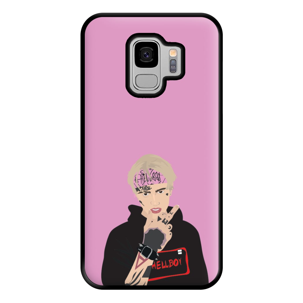 Pink Bandana - Peep Phone Case for Galaxy S9 Plus