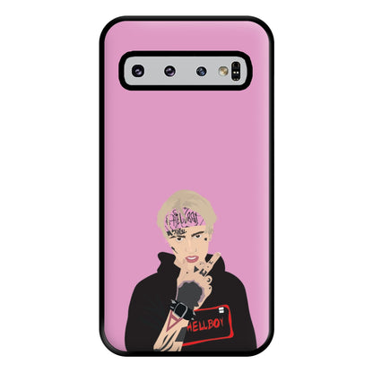 Pink Bandana - Peep Phone Case for Galaxy S10 Plus