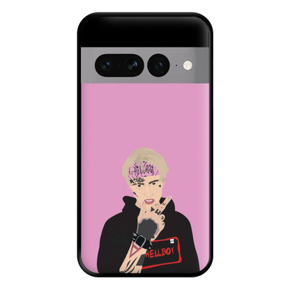 Pink Bandana - Peep Phone Case for Google Pixel 7 Pro