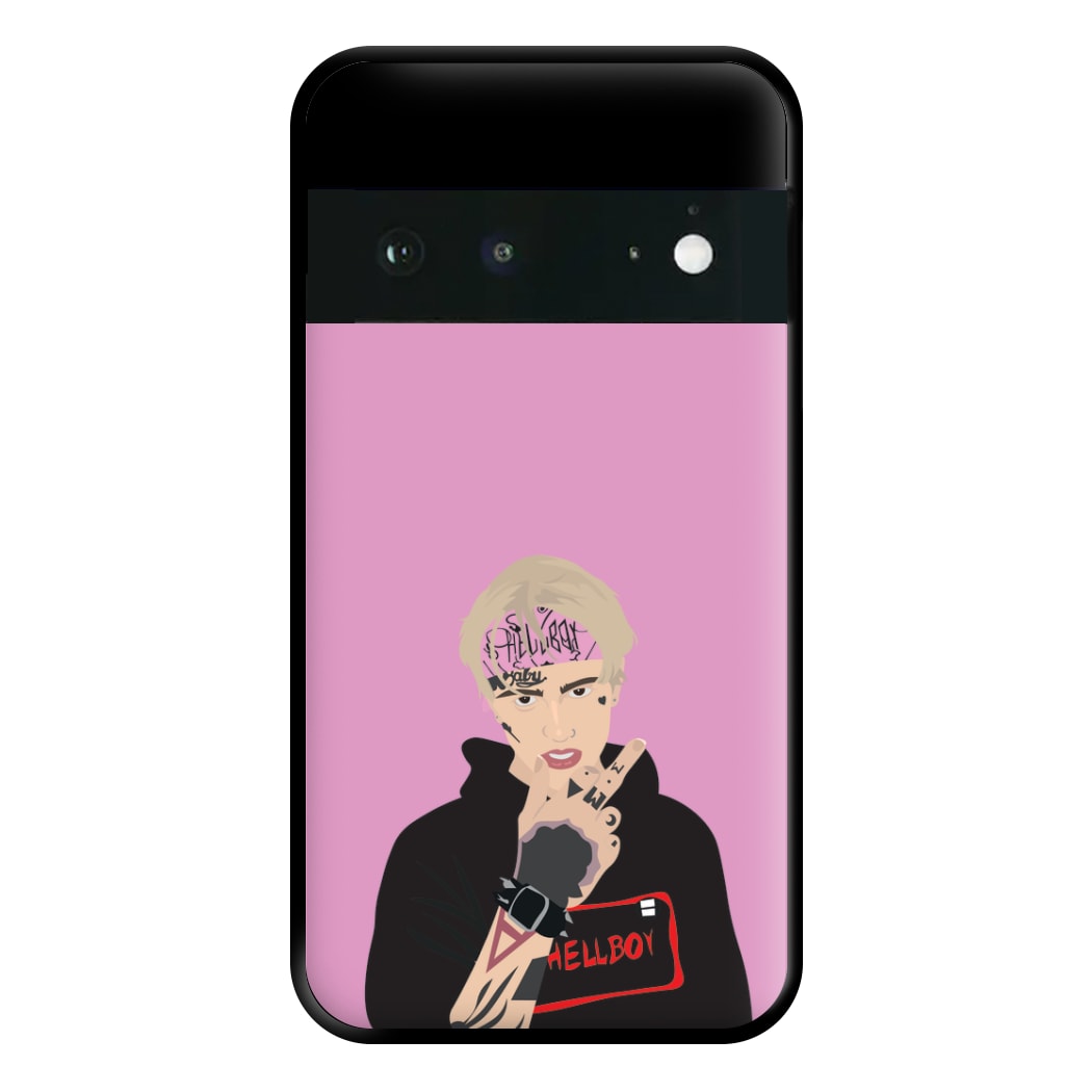 Pink Bandana - Peep Phone Case for Google Pixel 6a