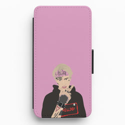 Pink Bandana - Peep Flip / Wallet Phone Case