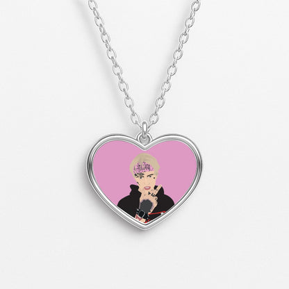 Pink Bandana - Peep Necklace