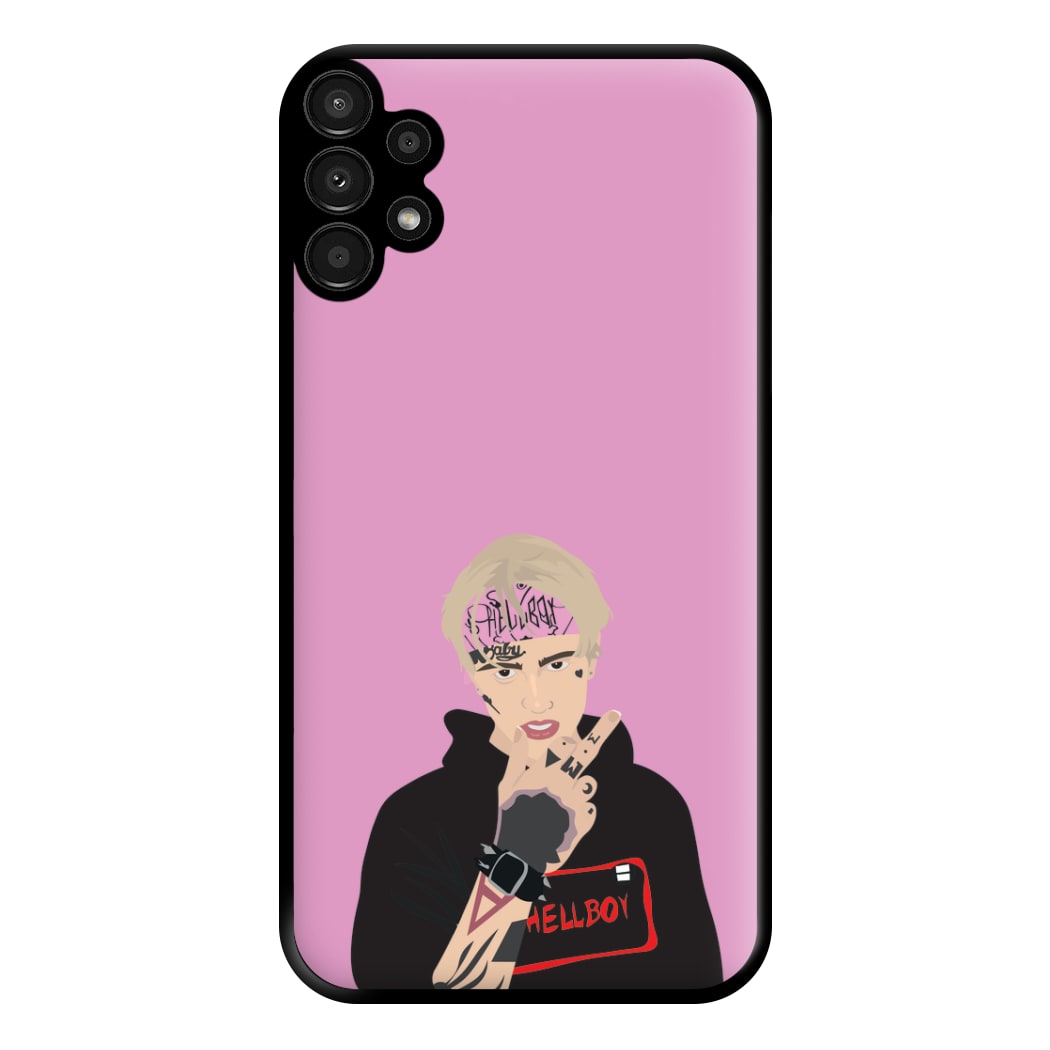 Pink Bandana - Peep Phone Case for Galaxy A13