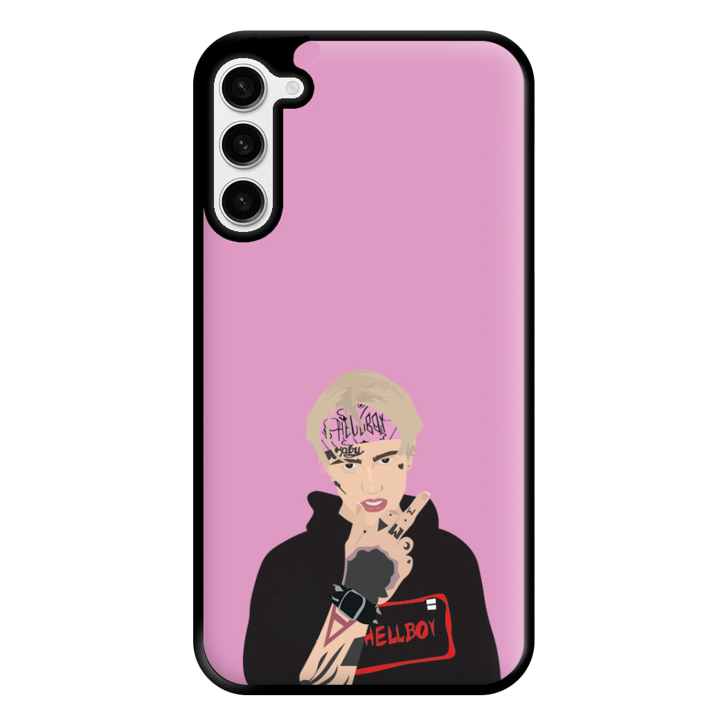 Pink Bandana - Peep Phone Case for Galaxy S23 Plus