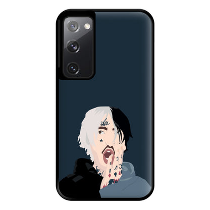 Black And White Hair - Peep Phone Case for Galaxy S20FE