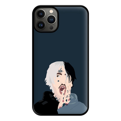 Black And White Hair - Peep Phone Case for iPhone 13