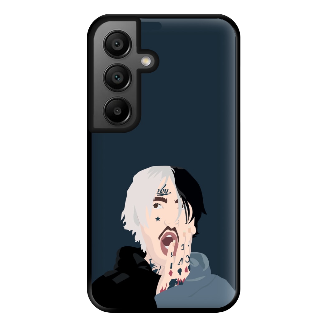 Black And White Hair - Peep Phone Case for Google Pixel 8