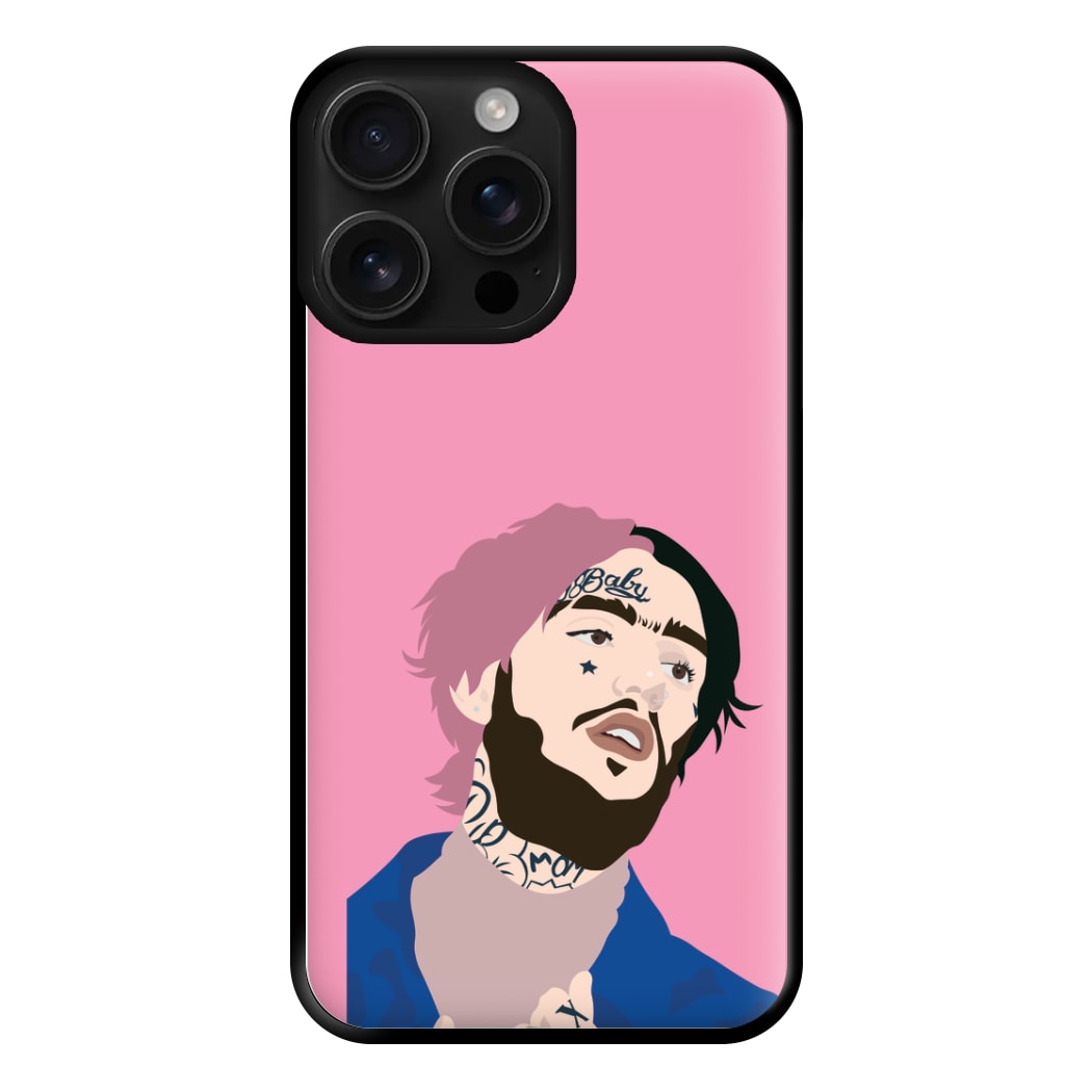 Pink And Black Hair - Peep Phone Case