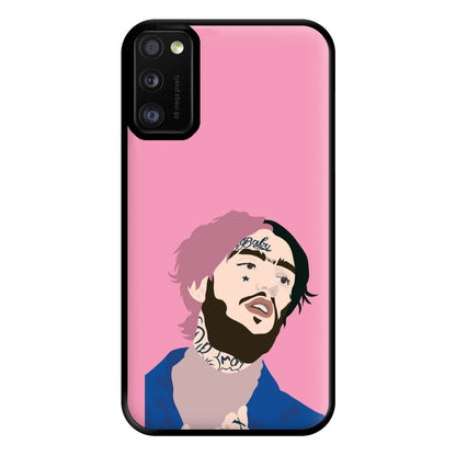 Pink And Black Hair - Peep Phone Case for Galaxy A41