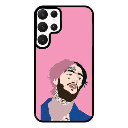 Pink And Black Hair - Peep Phone Case for Galaxy S22 Ultra