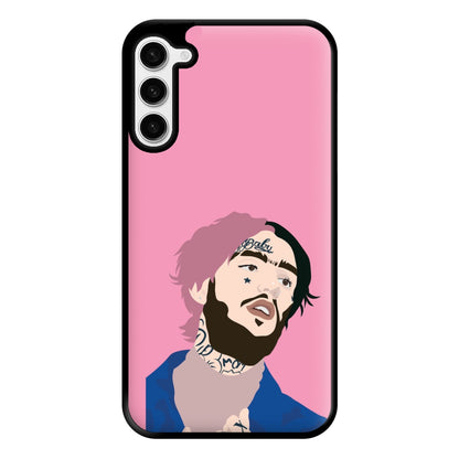 Pink And Black Hair - Peep Phone Case for Galaxy S23 Plus