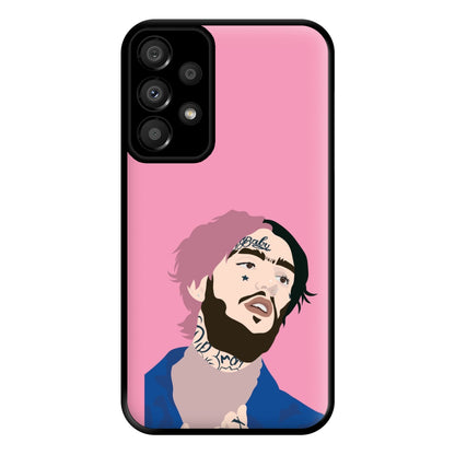 Pink And Black Hair - Peep Phone Case for Galaxy A33