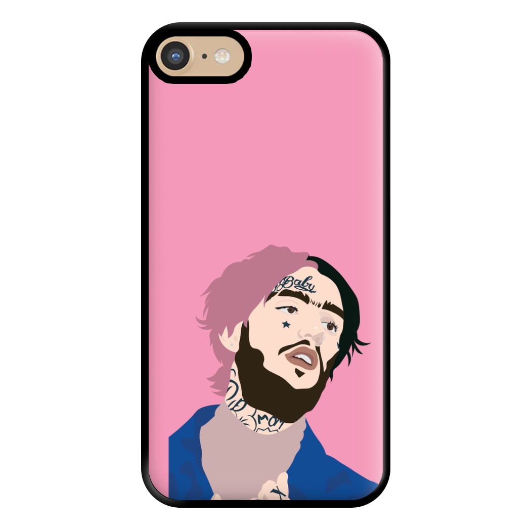 Pink And Black Hair - Peep Phone Case for iPhone 6 / 7 / 8 / SE