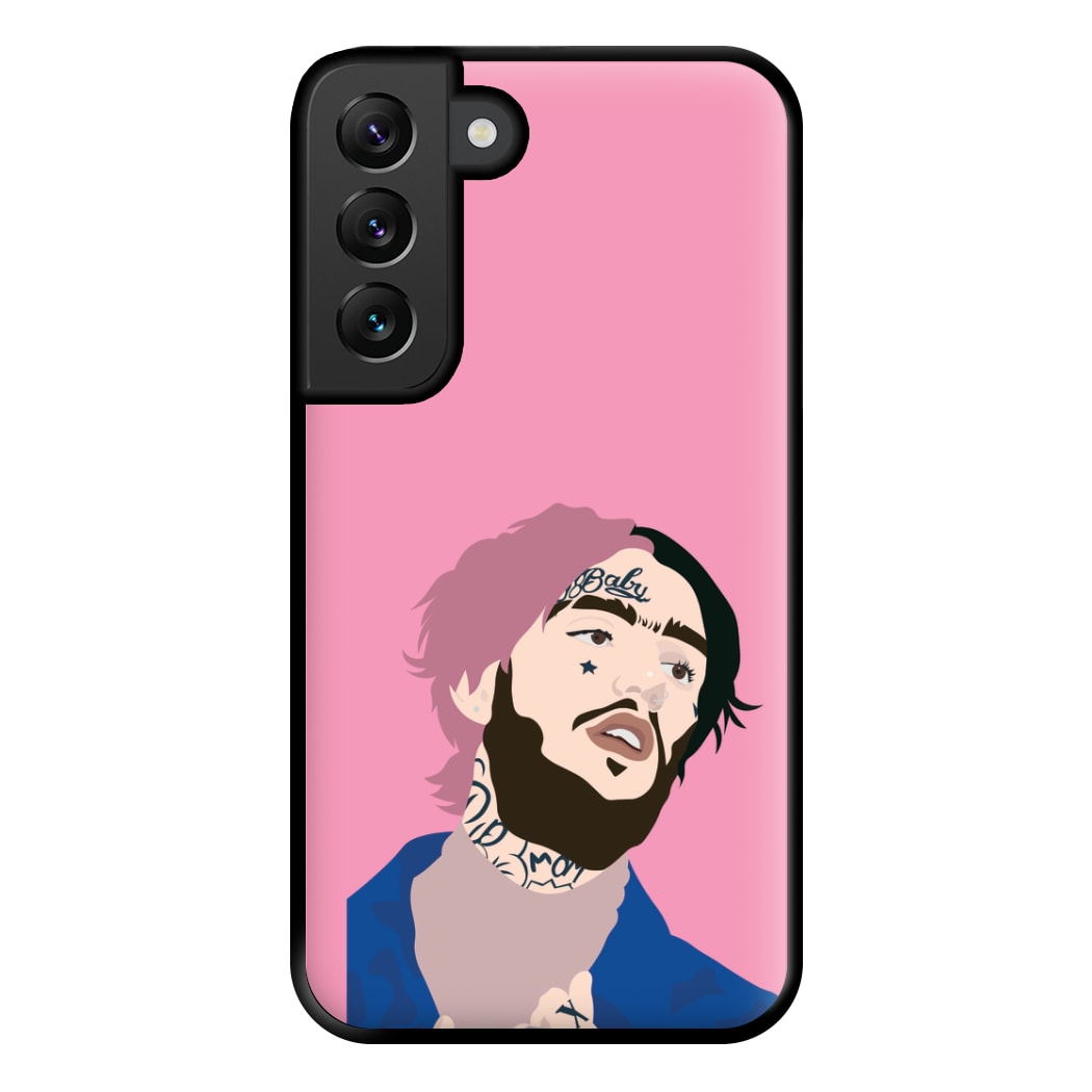 Pink And Black Hair - Peep Phone Case for Galaxy S22 Plus