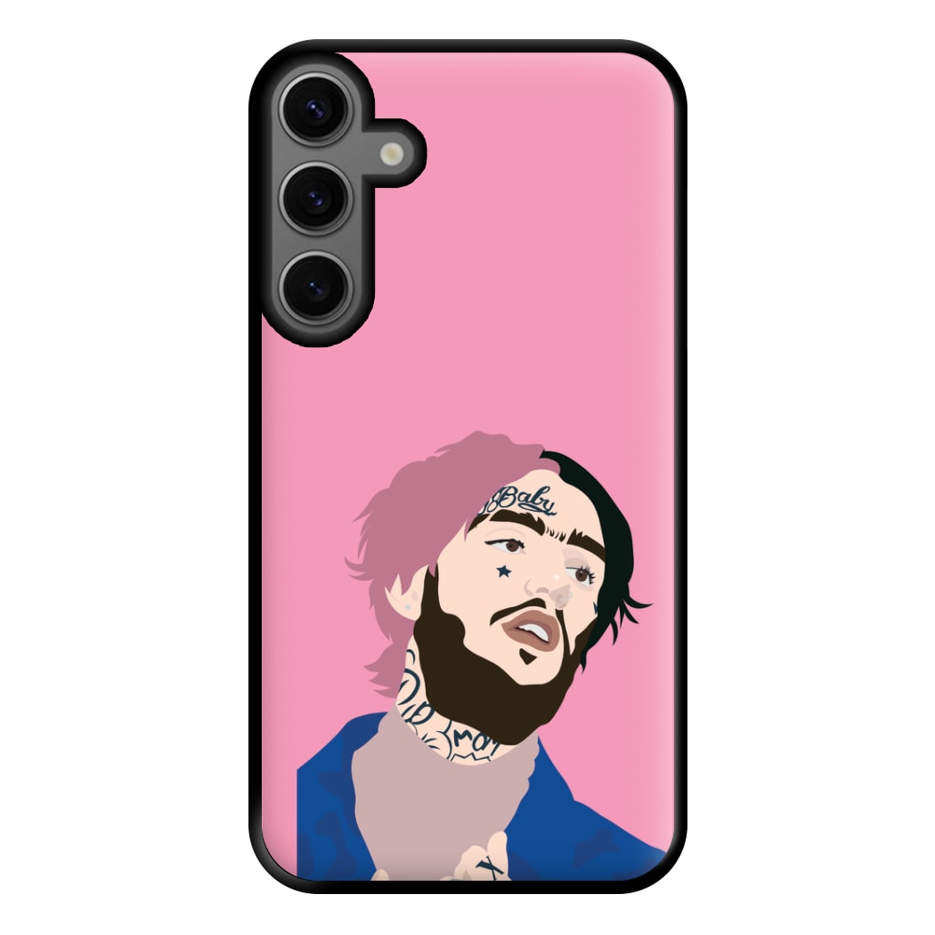 Pink And Black Hair - Peep Phone Case for Galaxy S23FE